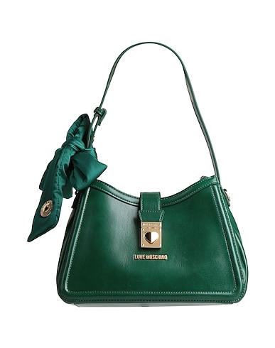 LOVE MOSCHINO Τσάντα χειρός Πράσινο Πολυουρεθάνη