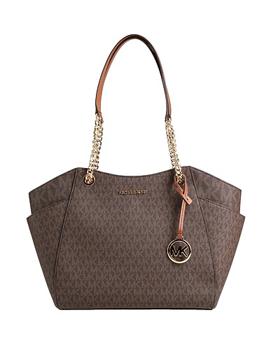 MICHAEL MICHAEL KORS Shoulder bag Dark brown 89% PVC - Polyvinyl chloride, 10% Polyester, 1% Polyurethane