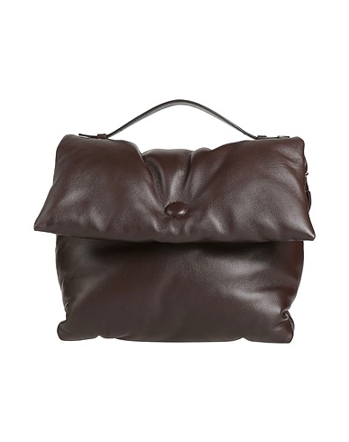 GAVA Handbag Dark brown Textile fibres