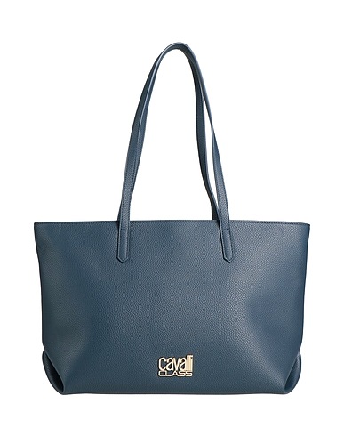 CAVALLI CLASS Bolso de hombro Azul marino 100% Poliuretano