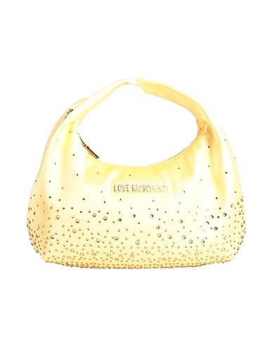 LOVE MOSCHINO Handbag Yellow 100% Polyester
