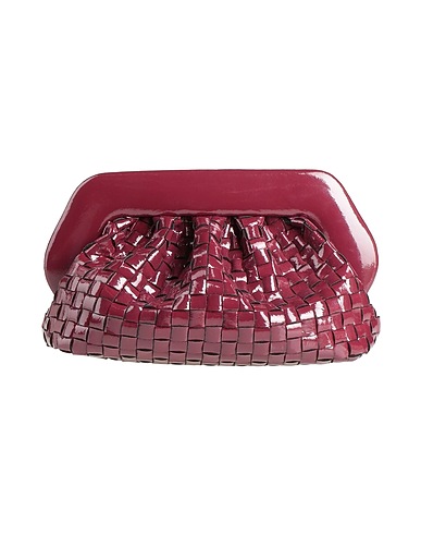 THEMOIRÈ Handbag Burgundy Textile fibers