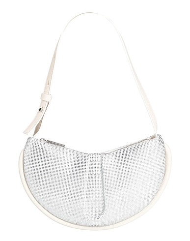 THEMOIRÈ Shoulder bag Silver Textile fibres