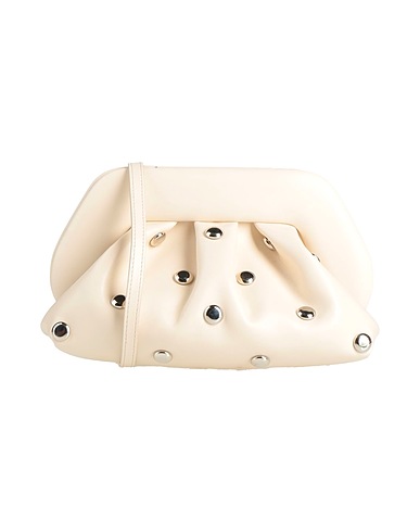 THEMOIRÈ Cross-body bags Ivory Textile fibers