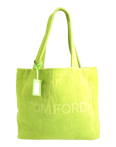 TOM FORD Shoulder bag VERDE Cotton, Calfskin, Metal