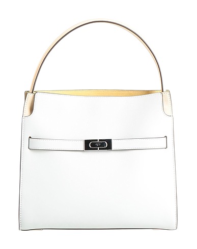 TORY BURCH Handbag Light grey Leather