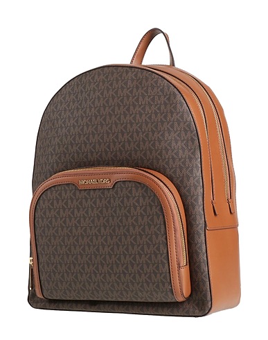 MICHAEL MICHAEL KORS Backpacks Brown 89% PVC - Polyvinyl chloride, 10% Polyester, 1% Polyurethane