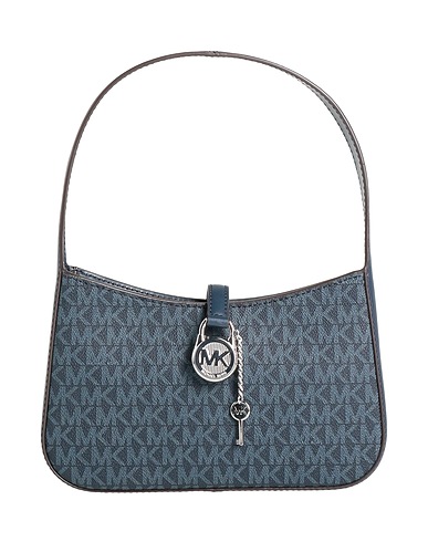 MICHAEL MICHAEL KORS Сумки с короткими ручками и клатчи Иссиня-чёрный 89% ПВХ (Поливинилхлорид), 10% Полиэстер, 1% Полиуретан