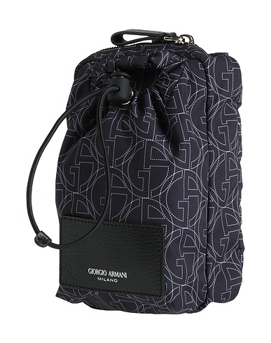 GIORGIO ARMANI Belt Bags 100% Polyester, Cow leather