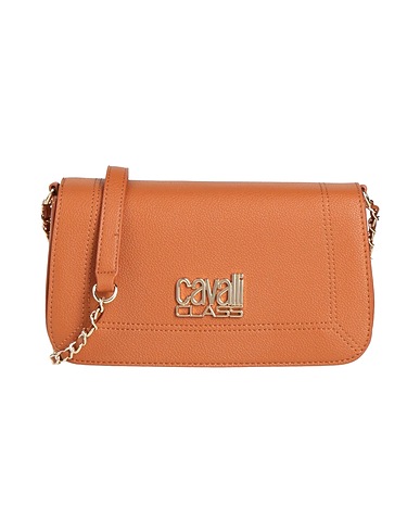 CAVALLI CLASS Across-body bag Brown 100% Polyurethane