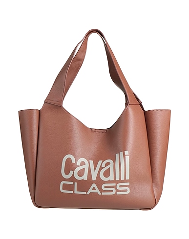 CAVALLI CLASS Handbag Brown 100% Polyurethane