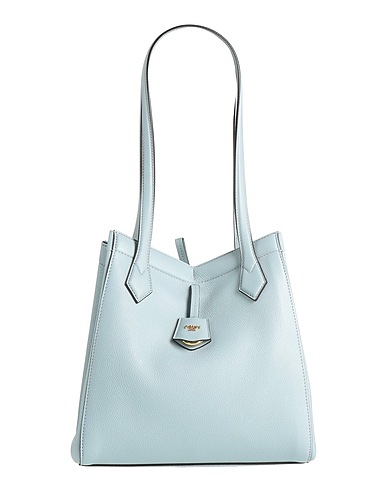 FENDI Shoulder bag Light blue Leather