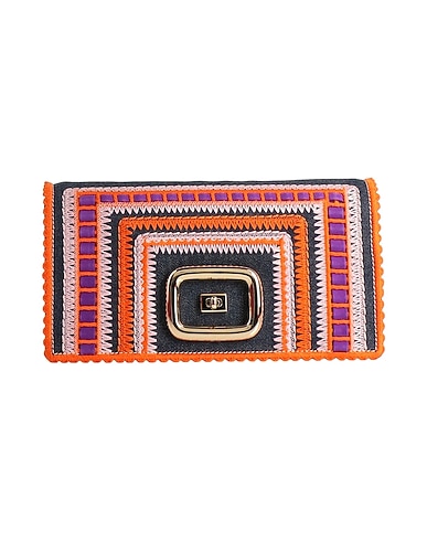 ROGER VIVIER Handbag Blue Textile fibres