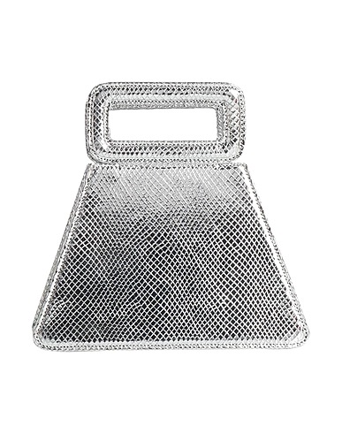 TWENTY FOUR HAITCH Handbag Silver Textile fibres