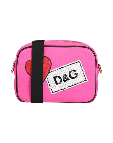 DOLCE&GABBANA クロスボディバッグ フューシャ 紡績繊維