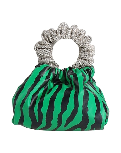 TWENTY FOUR HAITCH Handbag Green 100% Polyurethane