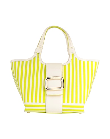 ROGER VIVIER Handbag Textile fibres, Leather