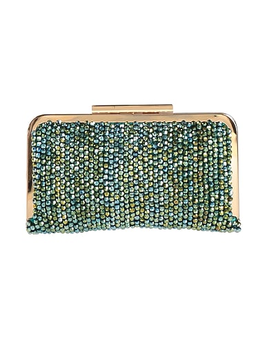 TWENTY FOUR HAITCH Borsa a mano Verde 100% Poliestere