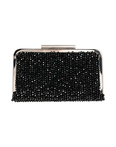 TWENTY FOUR HAITCH Borsa a mano Nero 100% Poliestere