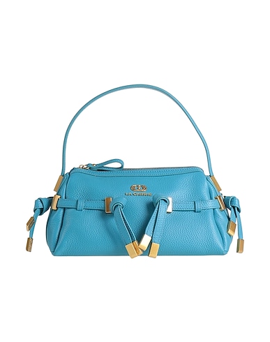 LA CARRIE Handbag Azure Leather
