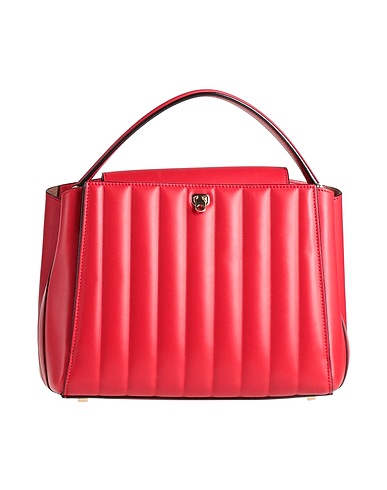 VALEXTRA Handbag Red 100% Calfskin