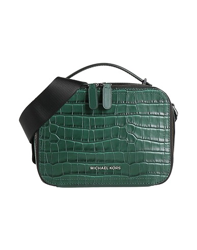 MICHAEL KORS MENS Τσάντα ταχυδρόμου Σκούρο πράσινο Ίνες υφασμάτων