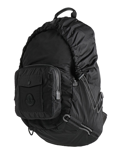 MONCLER Backpacks Black 100% Polyamide, Calfskin
