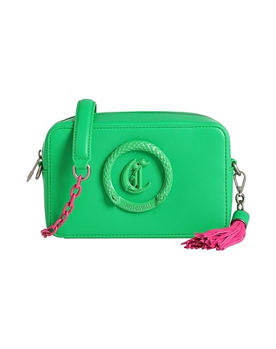JUST CAVALLI Cross-body bags Green 100% Polyester