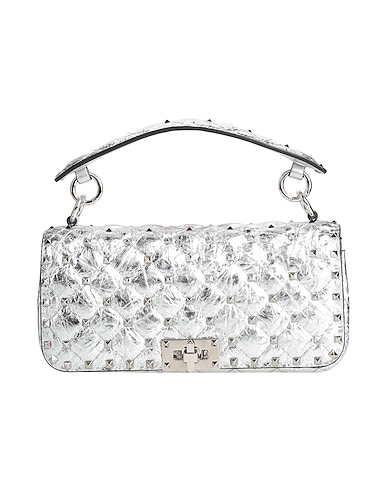 VALENTINO GARAVANI Handbag Silver Leather