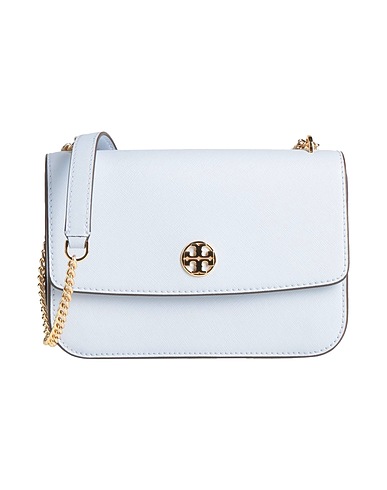TORY BURCH Cross-body bags Sky blue Leather