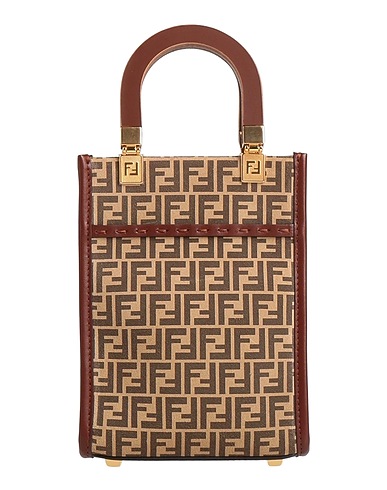 FENDI Handbag Leather
