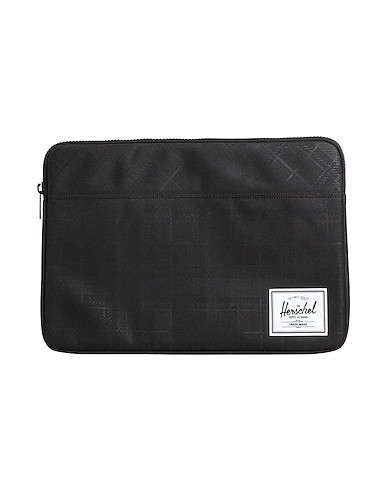 HERSCHEL SUPPLY CO. Handbag Black 100% P.E.T. recycled polyester, TPE - Thermoplastic Elastomer