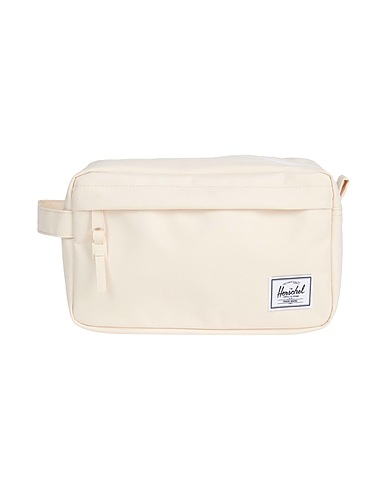 HERSCHEL SUPPLY CO. Beauty case Ivory 100% Recycled PET, TPE - Thermoplastic Elastomer