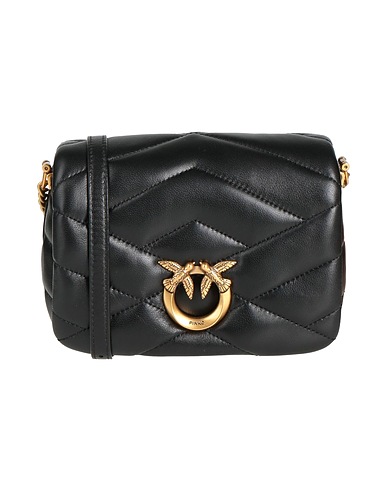 PINKO Сумка на длинном ремешке Чёрный Кожа