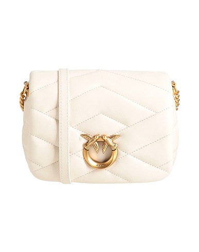 PINKO Across-body bag Ivory Leather