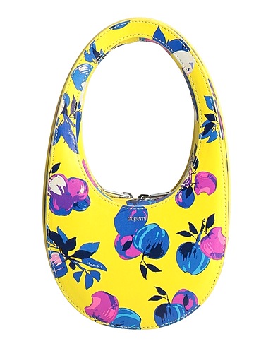 COPERNI Handbag Yellow 60% Polyurethane, 40% Polyester