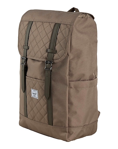 HERSCHEL SUPPLY CO. Backpacks Khaki Recycled PET, TPE - Thermoplastic Elastomer, Polyurethane