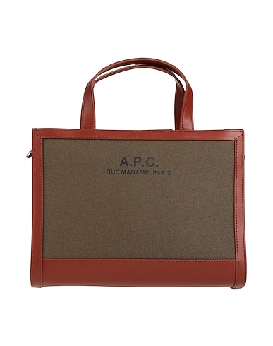 A.P.C. Borsa a mano 50% Cotone, 50% Lino, Vacchetta