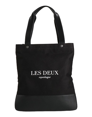 LES DEUX Handbag Black 100% Cotton