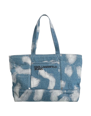 KARL LAGERFELD JEANS Shoulder bag Blue 100% Recycled cotton