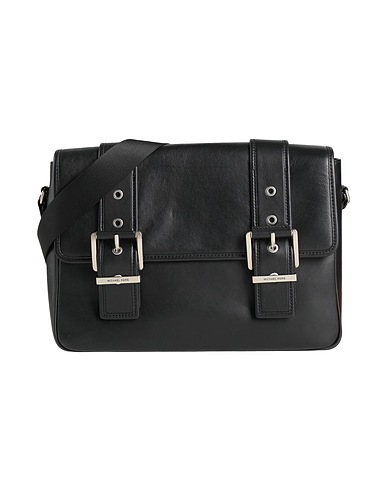 MICHAEL KORS MENS Umhängetasche Schwarz Leder