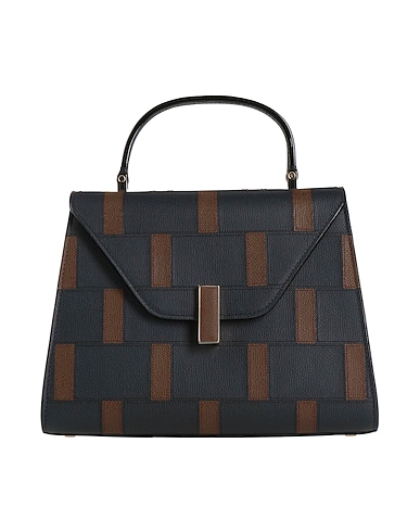 VALEXTRA Handbag Midnight blue 100% Calfskin