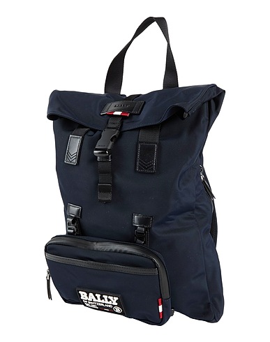 BALLY Backpacks Midnight blue Textile fibers