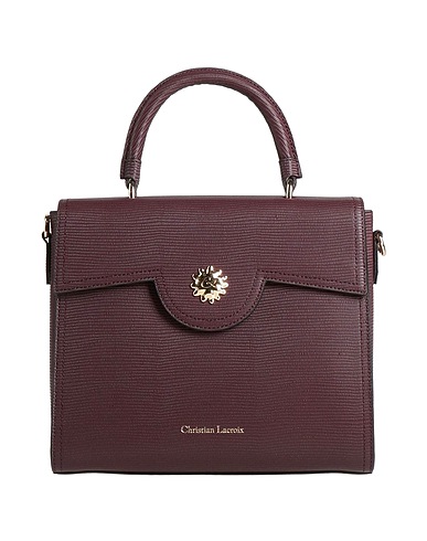 CHRISTIAN LACROIX Handbag Plum 100% Calfskin