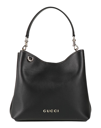 GUCCI Handbag Black Leather