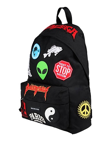BALENCIAGA Rucksacks Black 100% Recycled polyamide