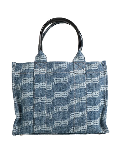 BALENCIAGA Handbag Blue Cotton