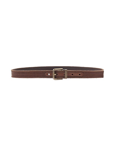 DOLCE&GABBANA Belts Chocolate brown Soft leather