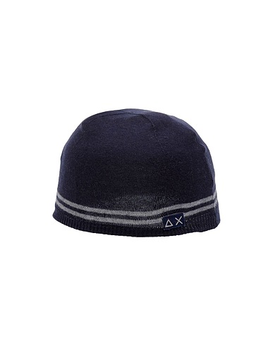 SUN 68 Hat Midnight blue 85% Cotton, 15% Cashmere
