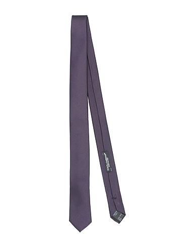 DOLCE&GABBANA Ties and bow ties Dark purple 100% Silk